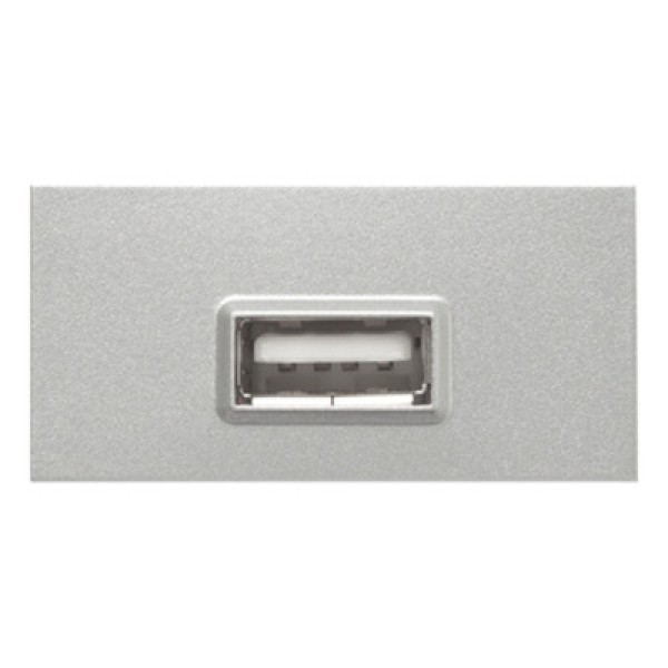 Encontraproduto.com.br - Módulo tomada USB 2.1A BIVOLT AL Delta Mondo - Soprano