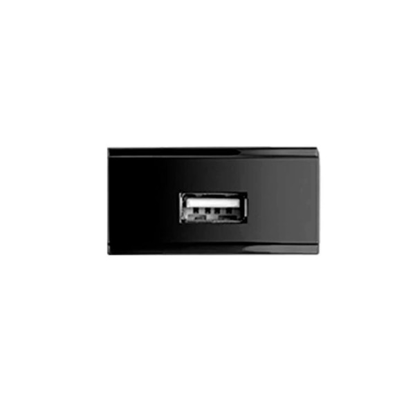 Módulo Tomada USB 2,1A Preto Brava! Móveis - Soprano