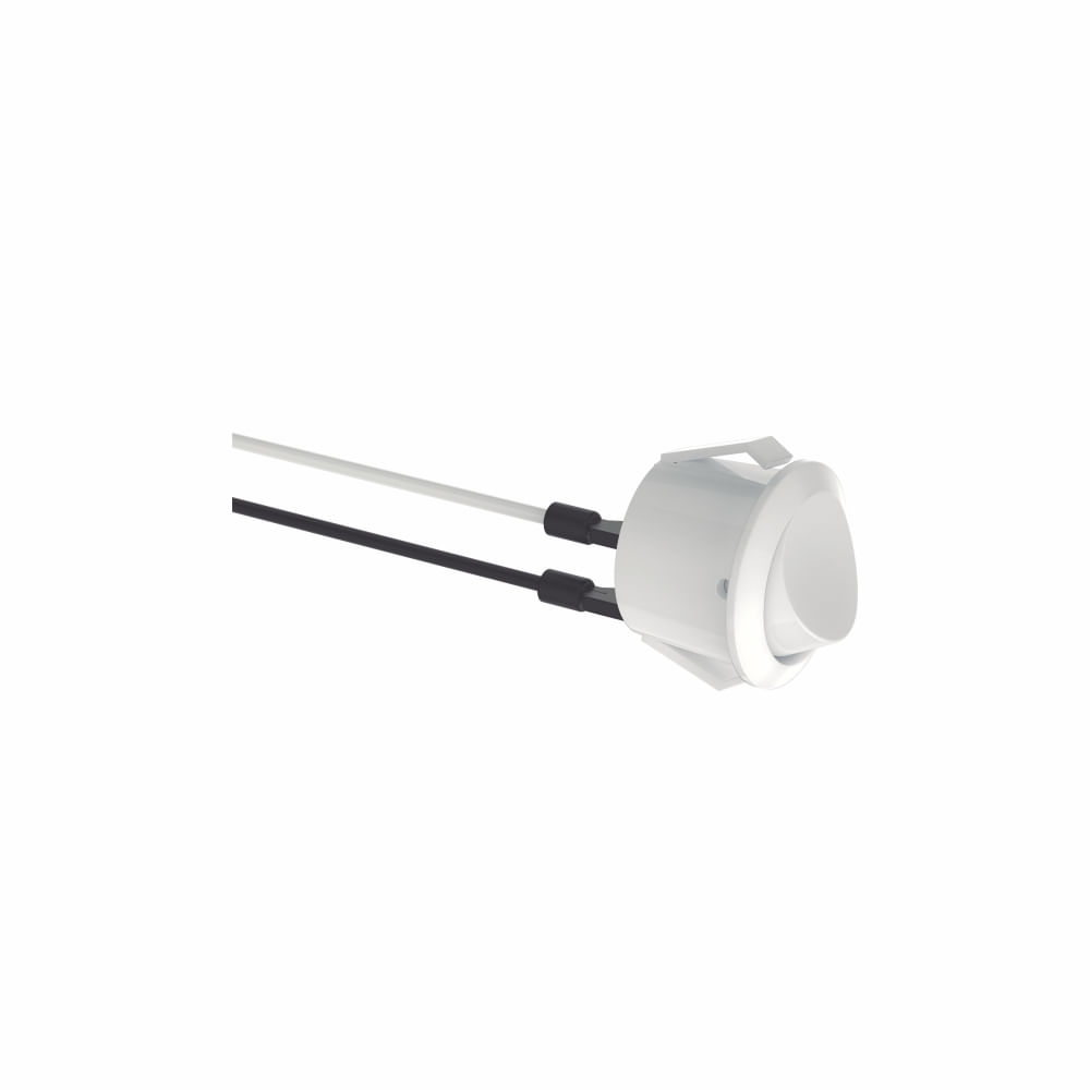 Encontraproduto.com.br - Interruptor Botão para Móveis Branco 5 peças - Soprano