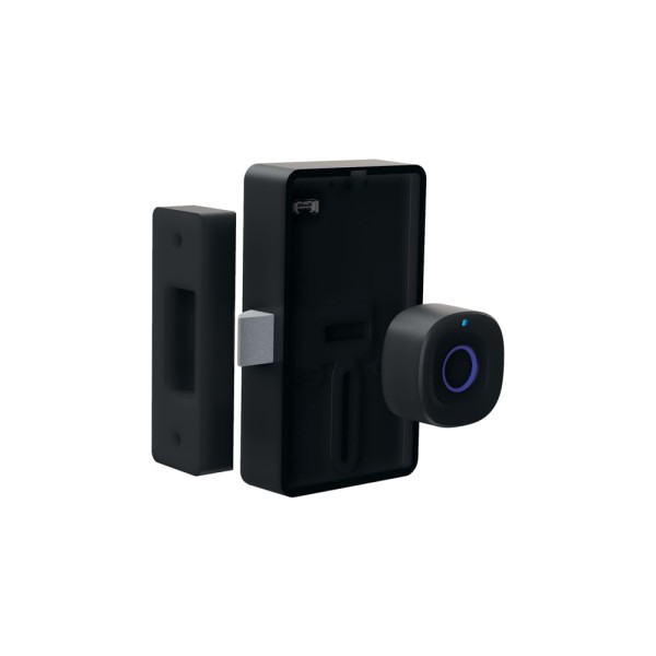 Encontraproduto.com.br - Fechadura com Biometria para Móveis 1731 Preto - Soprano