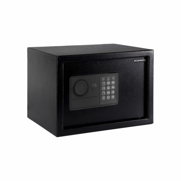 Cofre Digital com Senha 35x25x25 cm Preto - Soprano