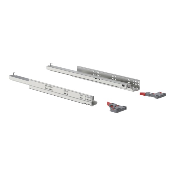 Encontraproduto.com.br - Corrediça Oculta Soft Closing 550mm Zincado Branco - Soprano
