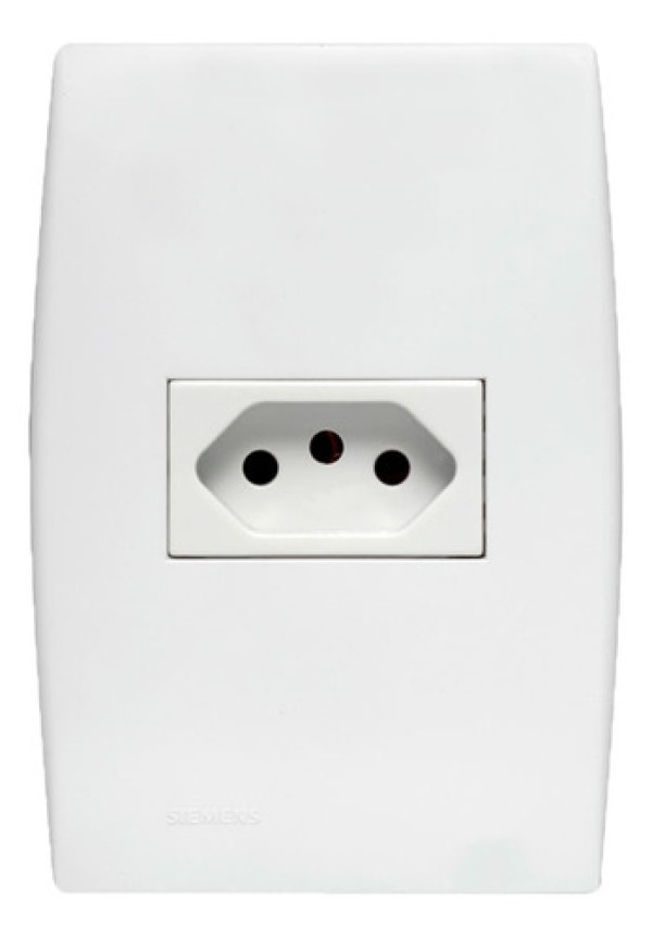 Encontraproduto.com.br - Kit 10 Conjuntos 1 Tomada 20A Branco Ilus - Soprano