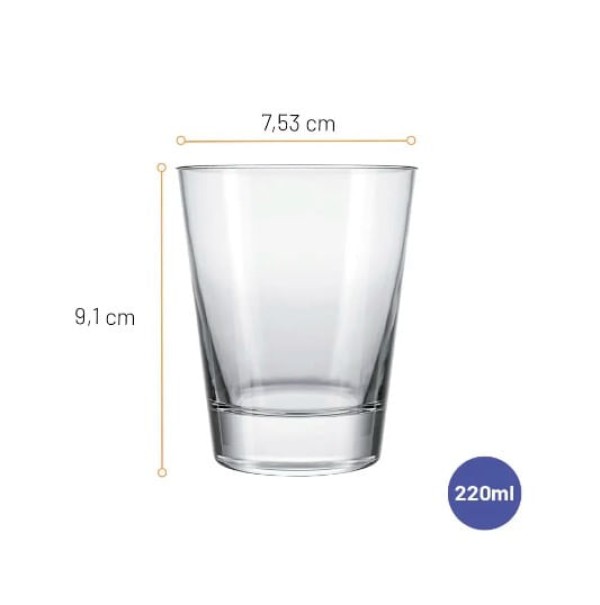 Encontraproduto.com.br - COPO CALDERETA 220ML CX 12UN 7101 NADIR FIGUEIREDO