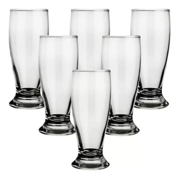 Encontraproduto.com.br - Jogo de Copos para Cerveja Nadir Munich 300 ml com 6 peças
