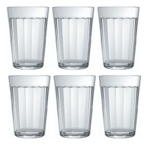 Jogo Copo Americano Long Drink 300ml com 6 peças