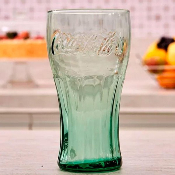 Encontraproduto.com.br - Copo Contour Coca Cola 470ml 1 Unidade - Nadir Verde 705007