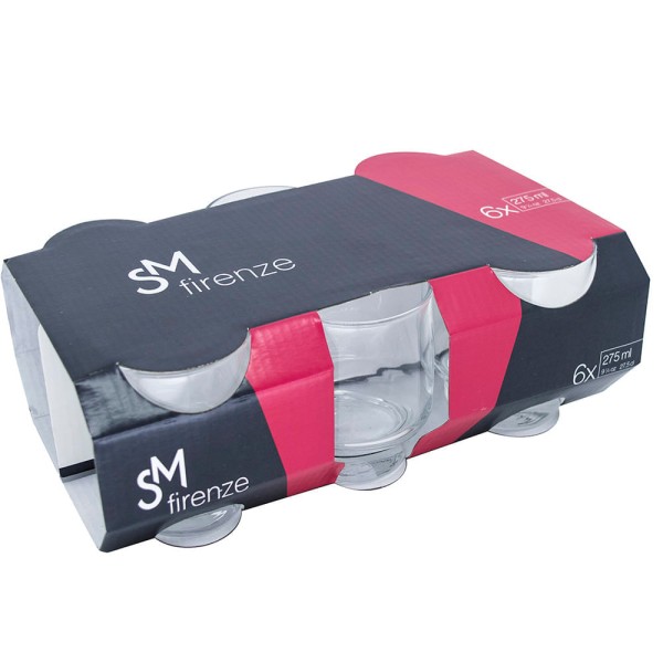Encontraproduto.com.br - Jogo de Copos SM Firenze Rocks com 6 peças