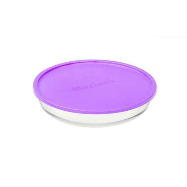 Encontraproduto.com.br - Assadeira Redonda Marinex 2,4L Com Tampa Ref.6495 Unidade