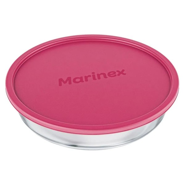 Encontraproduto.com.br - Assadeira Redonda Marinex 2,4L Com Tampa Ref.6495 Unidade