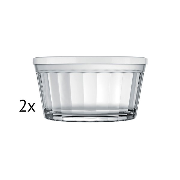 Encontraproduto.com.br - Conjunto de Tigelas Copo Americano com Tampa 10 peças