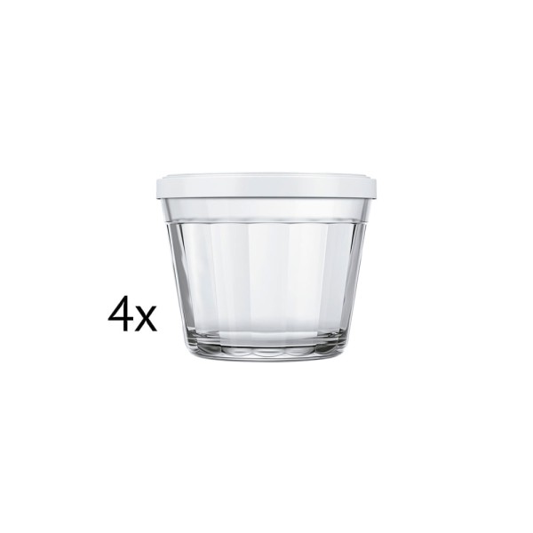 Encontraproduto.com.br - Conjunto de Tigelas Copo Americano com Tampa 10 peças