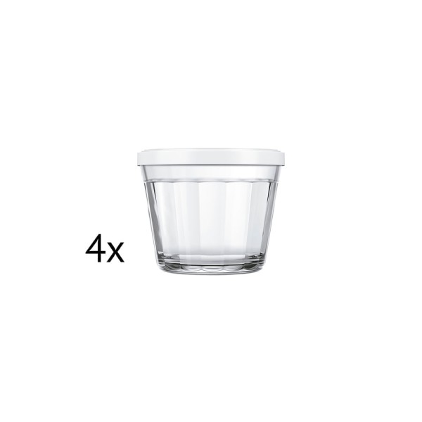 Encontraproduto.com.br - Conjunto de Tigelas Copo Americano com Tampa 10 peças