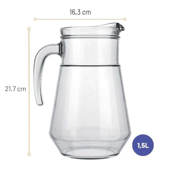 Encontraproduto.com.br - JOGO JARRA COPO GINGA NADIR 5PC