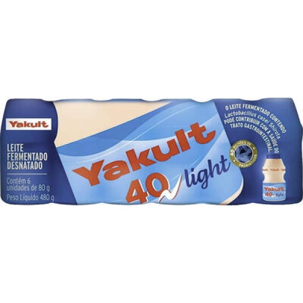 Encontraproduto.com.br - Leite Fermentado Yakult 40 Light 480g