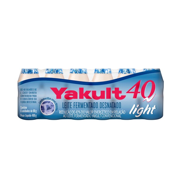 Encontraproduto.com.br - Leite Fermentado Yakult 40 Light 480g