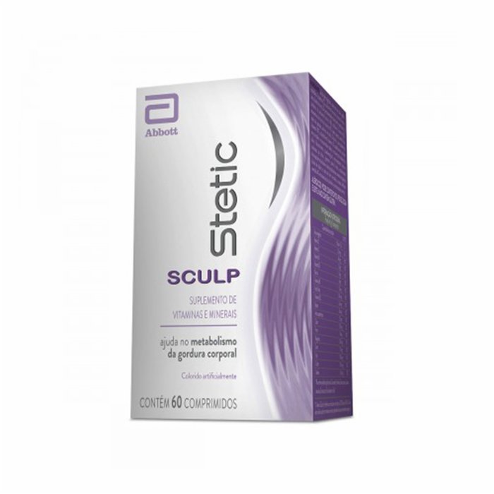 Encontraproduto.com.br - Suplemento Vitamínico Stetic Sculp Abbott 60 Comprimidos