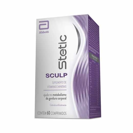 Encontraproduto.com.br - Suplemento Vitamínico Stetic Sculp Abbott 60 Comprimidos