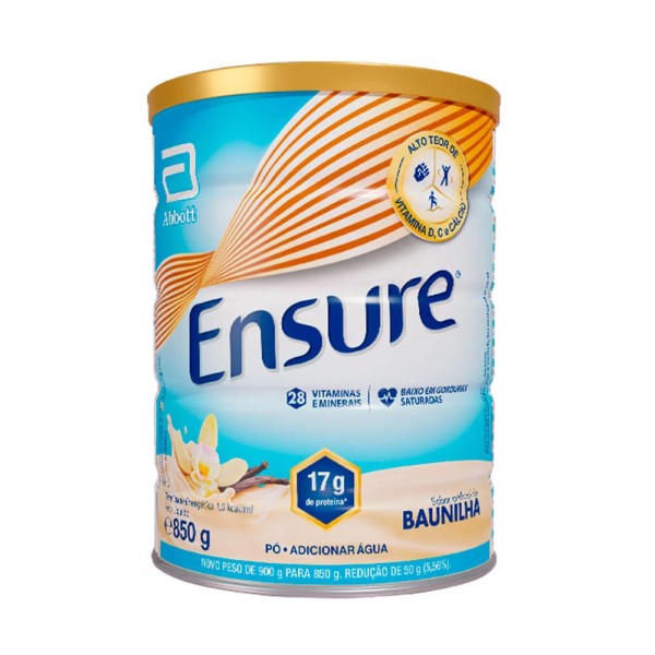 Encontraproduto.com.br - Suplemento Nutricional Ensure - Baunilha - 850g