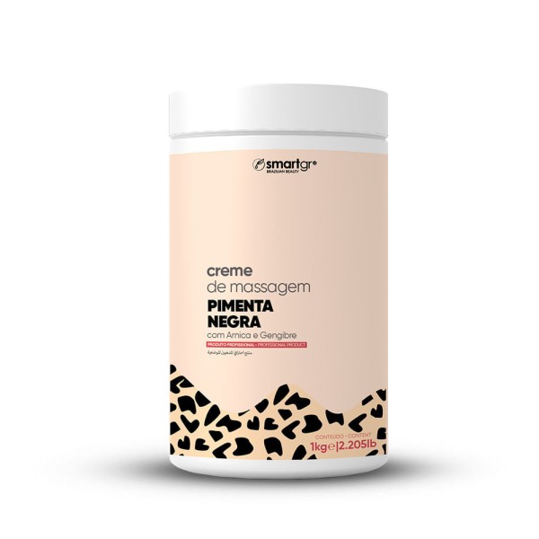 Encontraproduto.com.br - Creme de Massagem Pimenta Negra 1Kg Smart Gr