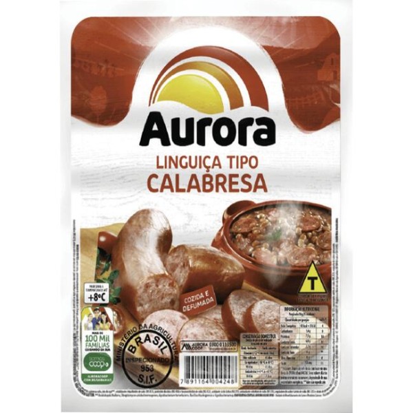 Encontraproduto.com.br - Linguiça Calabresa Aurora Pacote com 2,5kg