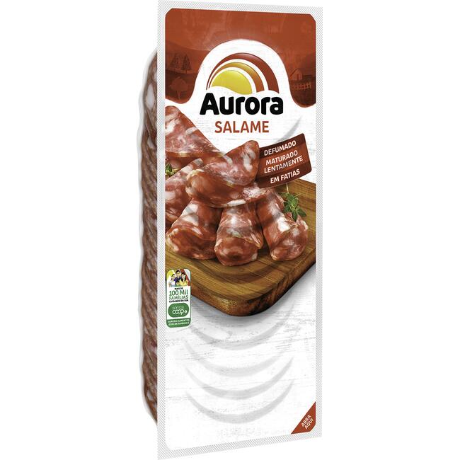 Encontraproduto.com.br - Salame Italiano Aurora Fatiado Pacote com 100g