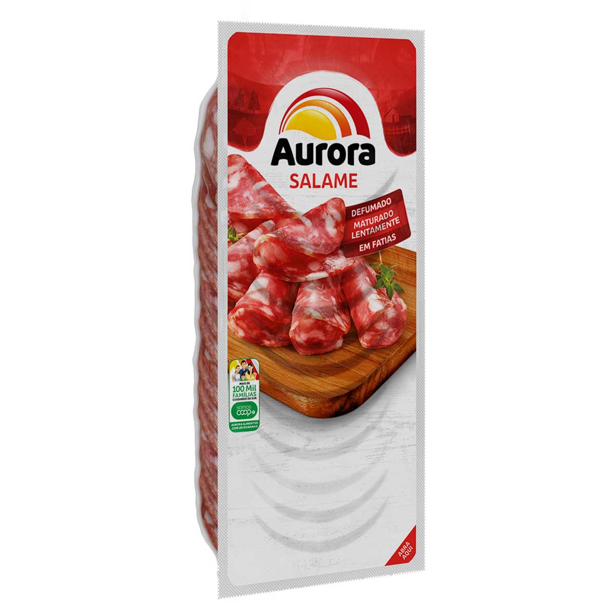 Encontraproduto.com.br - Salame Italiano Aurora Fatiado Pacote com 100g