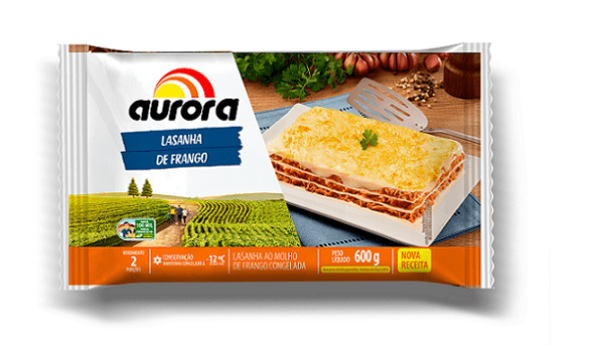 Encontraproduto.com.br - Lasanha De Frango Aurora 600G