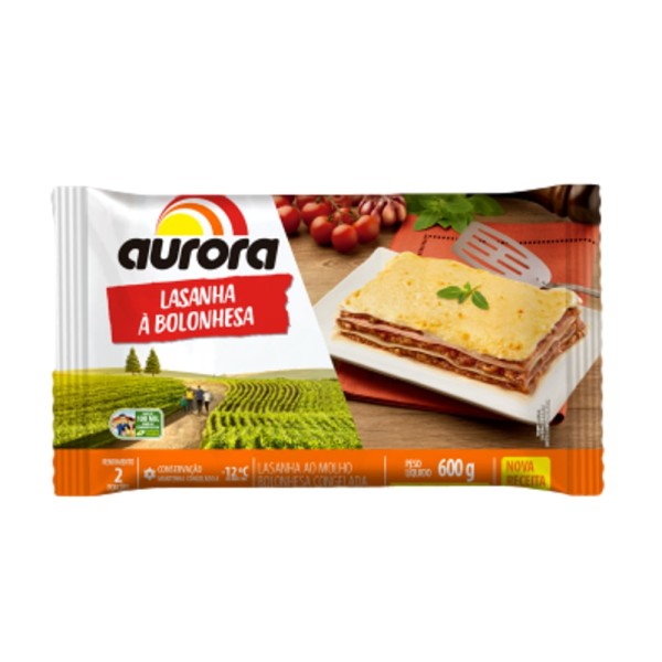 Encontraproduto.com.br - Lasanha Bolonhesa Aurora Pacote 600g