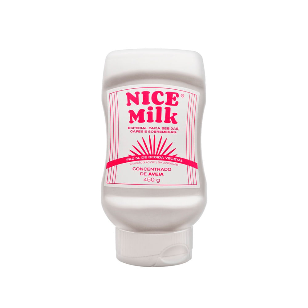 Leite Vegetal Concentrado de Aveia Nice Milk 450g