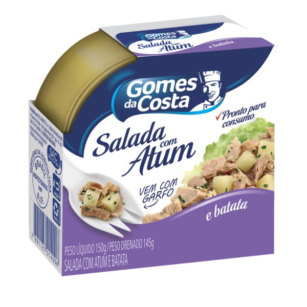 Encontraproduto.com.br - Salada com Batata e Atum Gomes da Costa 150g
