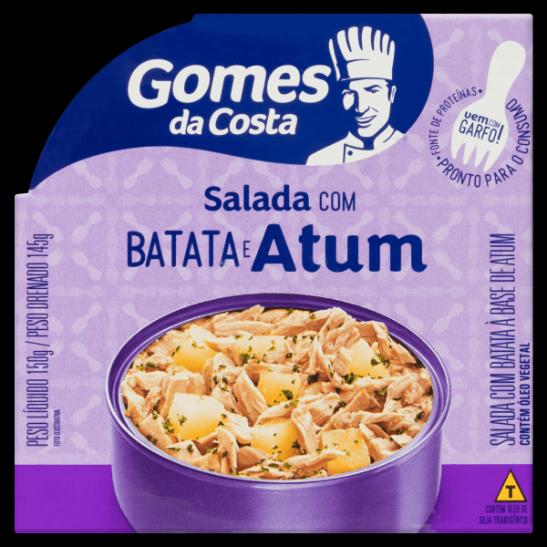 Encontraproduto.com.br - Salada com Batata e Atum Gomes da Costa 150g