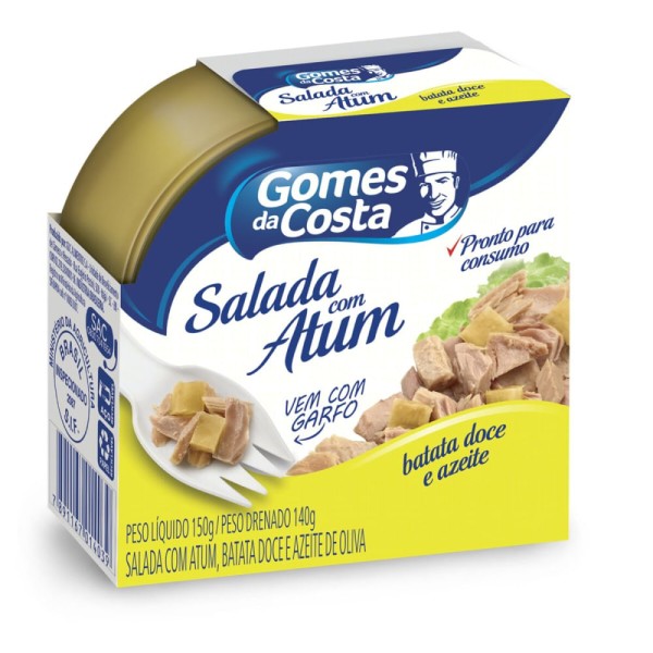 Encontraproduto.com.br - Salada com Atum e Batata Doce Gomes da Costa 150g