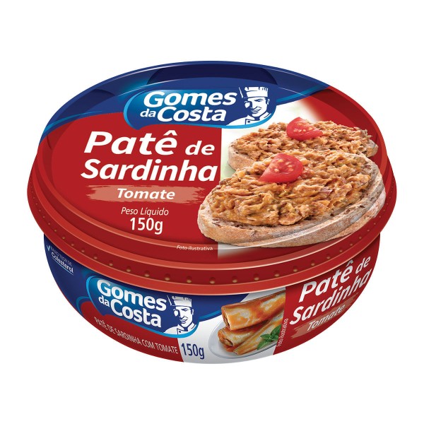 Encontraproduto.com.br - Patê de Sardinha com Tomate Gomes da Costa 150g