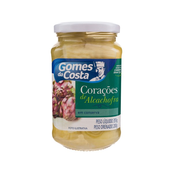 Encontraproduto.com.br - Coração de Alcachofra em Conserva Gomes da Costa 200g