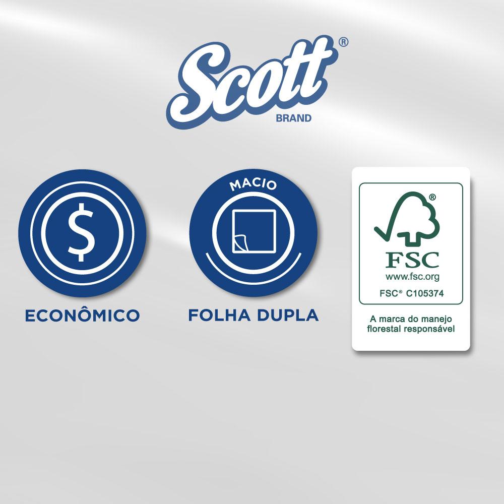 Encontraproduto.com.br - Guardanapo De Balcão Scott Folha Dupla Com 200 Folhas