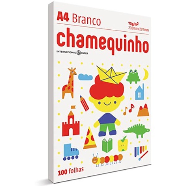 Encontraproduto.com.br - Chamequinho A4 100 Folhas
