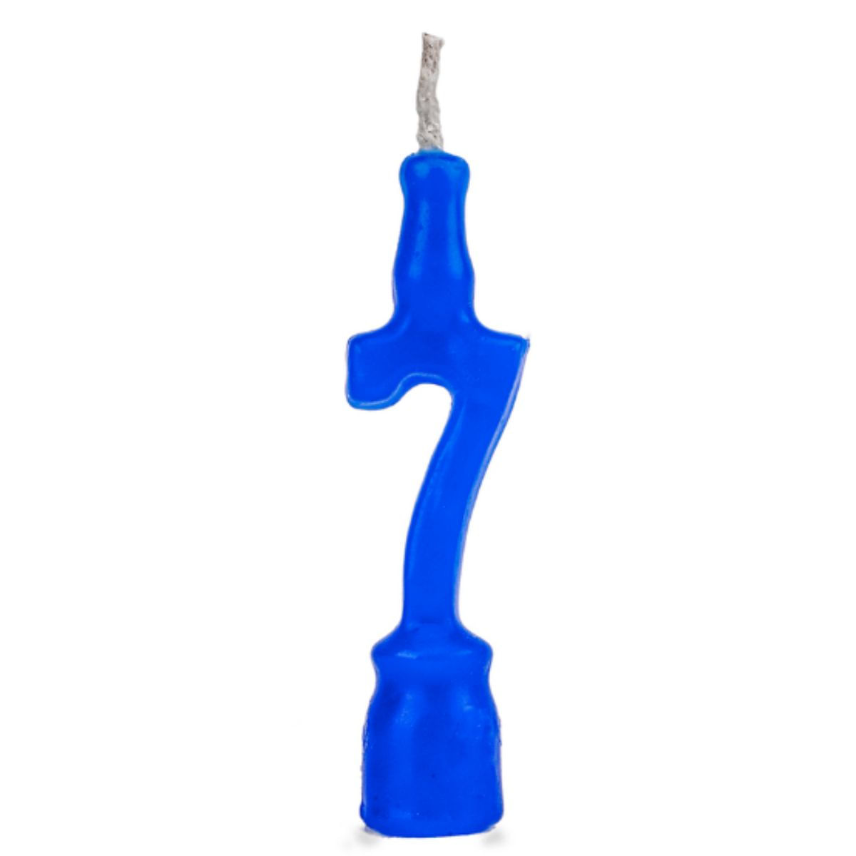 Vela de Aniversário Lisa Azul No 7 - Regina