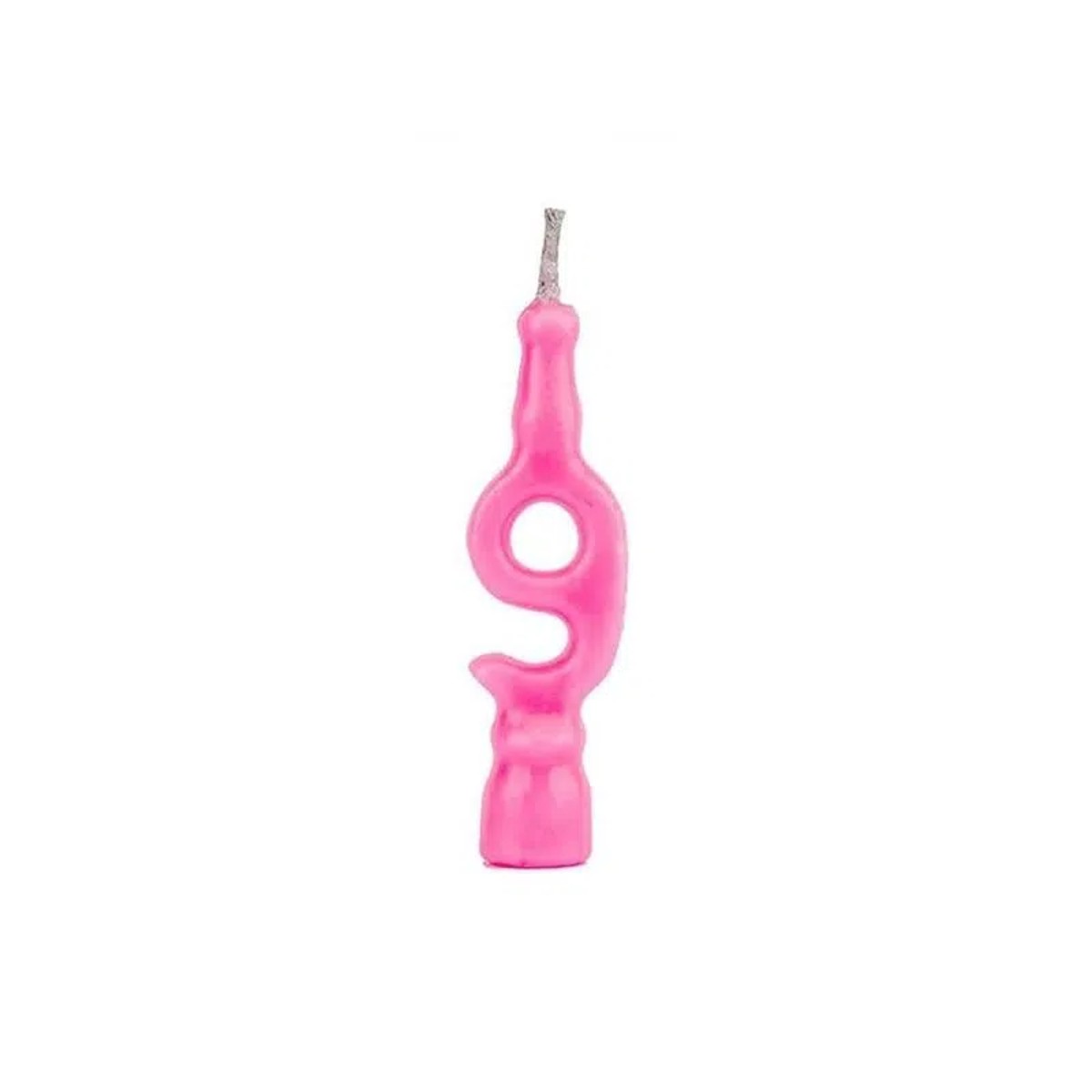 Vela de Aniversário Lisa Rosa No 9 - Regina