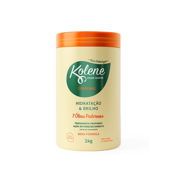 Encontraproduto.com.br - Creme De Tratamento Hidratacao E Brilho Kolene Original 1kg