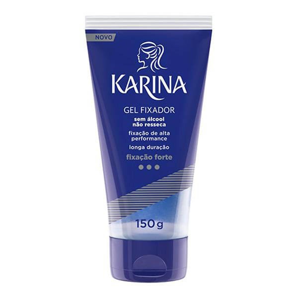Encontraproduto.com.br - Gel Fixador Karina Fixação Forte 150Ml - Karina Hair