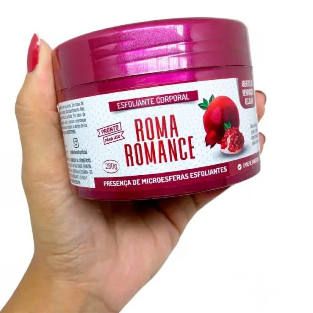 Encontraproduto.com.br - Phállebeauty - Esfoliante Corporal Romã Romance Microesferas 280g