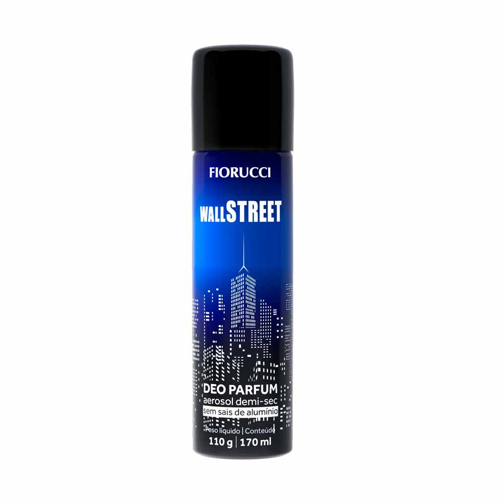 Fiorucci Wall Street Coffret Perfume Masculino Deo Colonia + Desodorante Aerosol