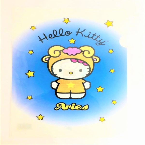 Encontraproduto.com.br - YES Pasta Hello Kitty L A4 Signos Aries