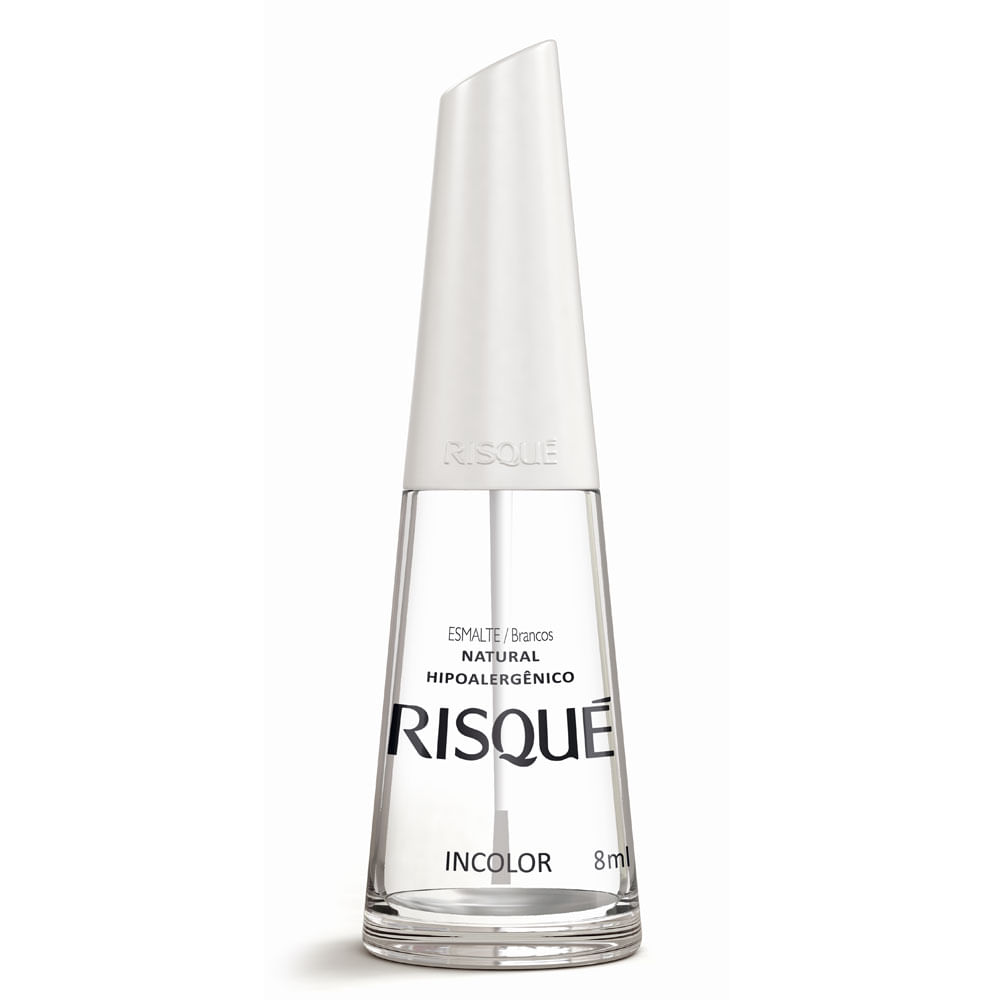 Encontraproduto.com.br - Esmalte Risque Cremosa Incolor 8Ml - Risque