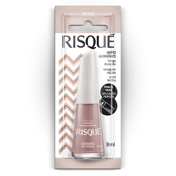 Encontraproduto.com.br - Esmalte Risqué Nude Cremoso Lágrimas de Vênus 8ml