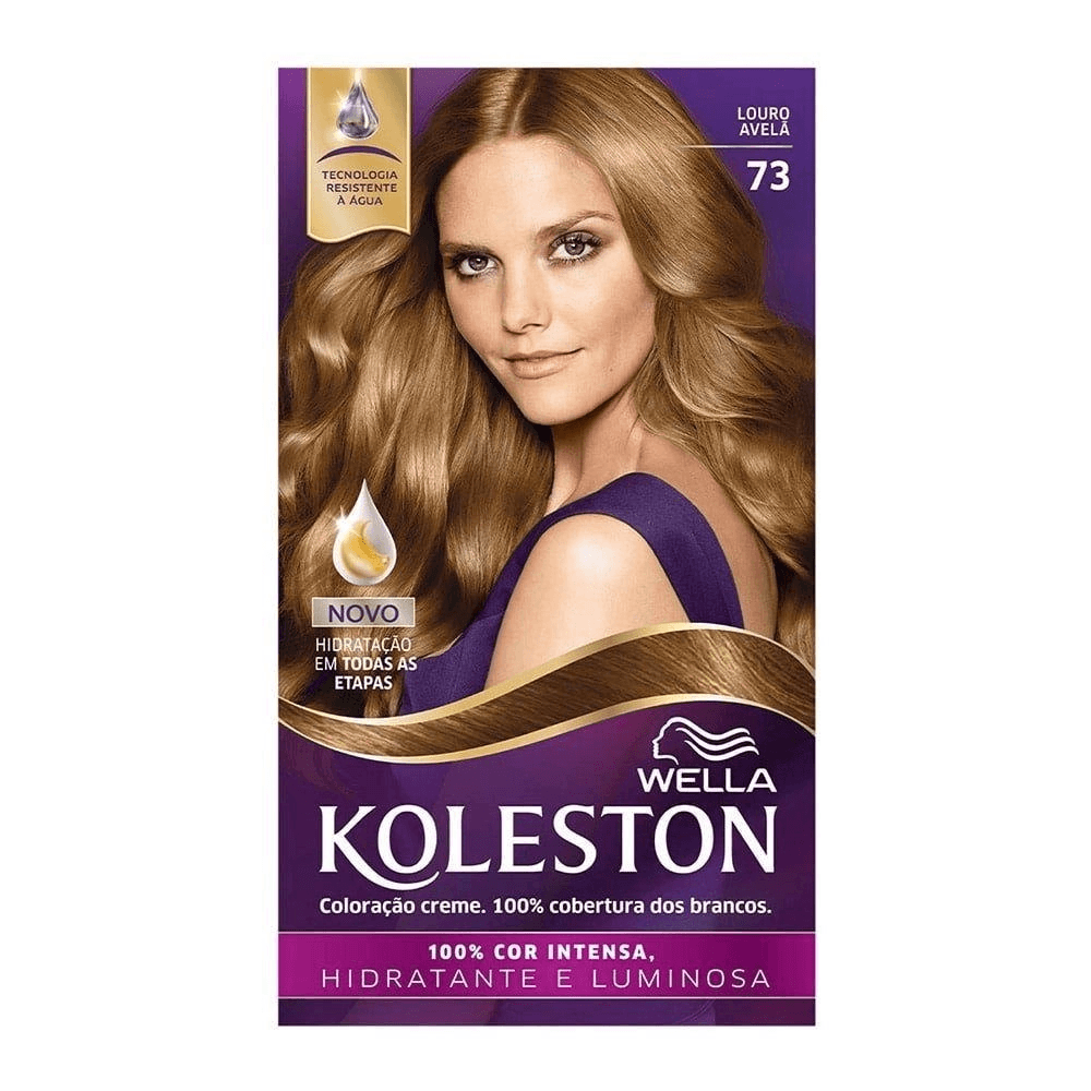 Encontraproduto.com.br - Wella Koleston Tinta de Cabelo Creme - Louro Avelã 73