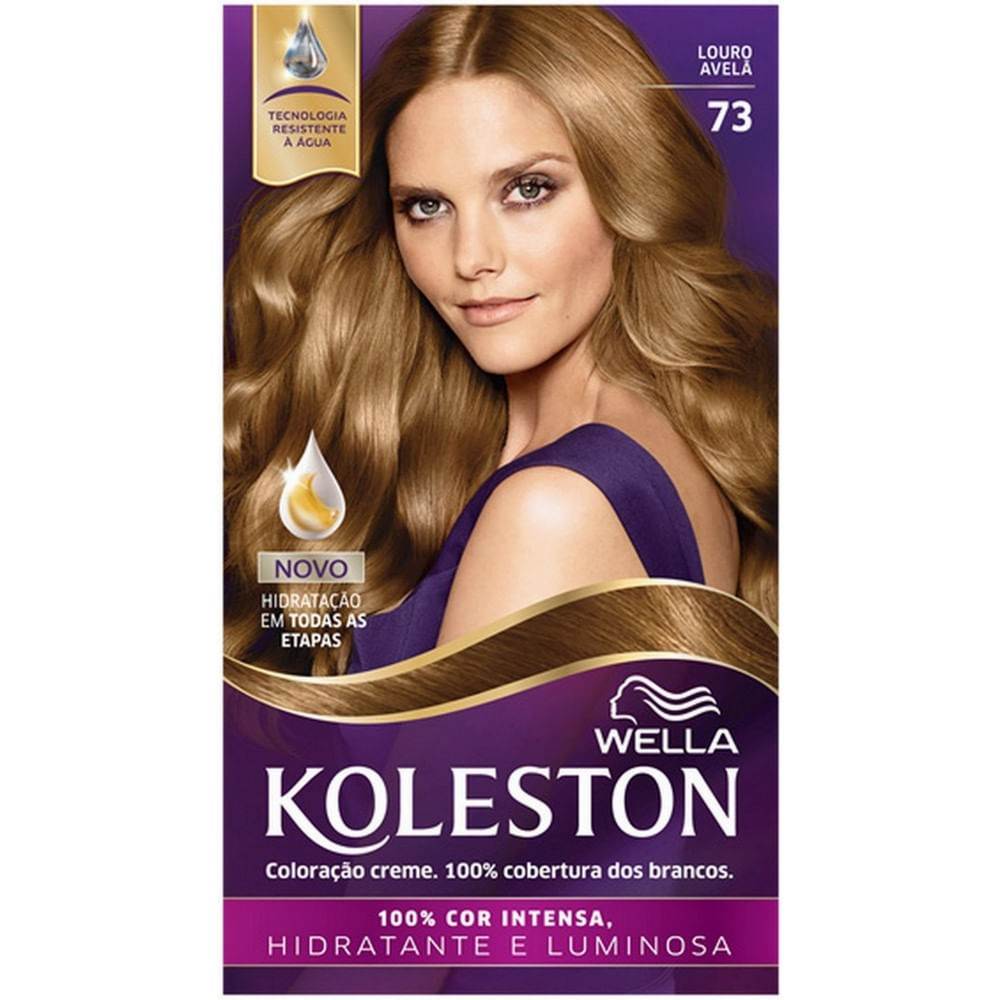 Encontraproduto.com.br - Wella Koleston Tinta de Cabelo Creme - Louro Avelã 73