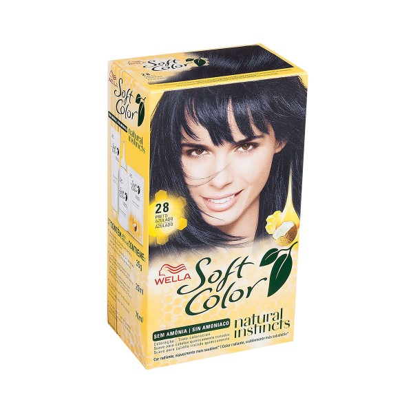 Encontraproduto.com.br - Tintura Soft Color 28 Preto Azulado - Soft Color