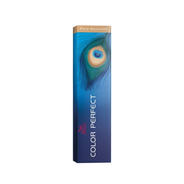 Coloração Permanente Wella Professionals Color Perfect 8/01 Louro Claro Natural Acinzentado 60g
